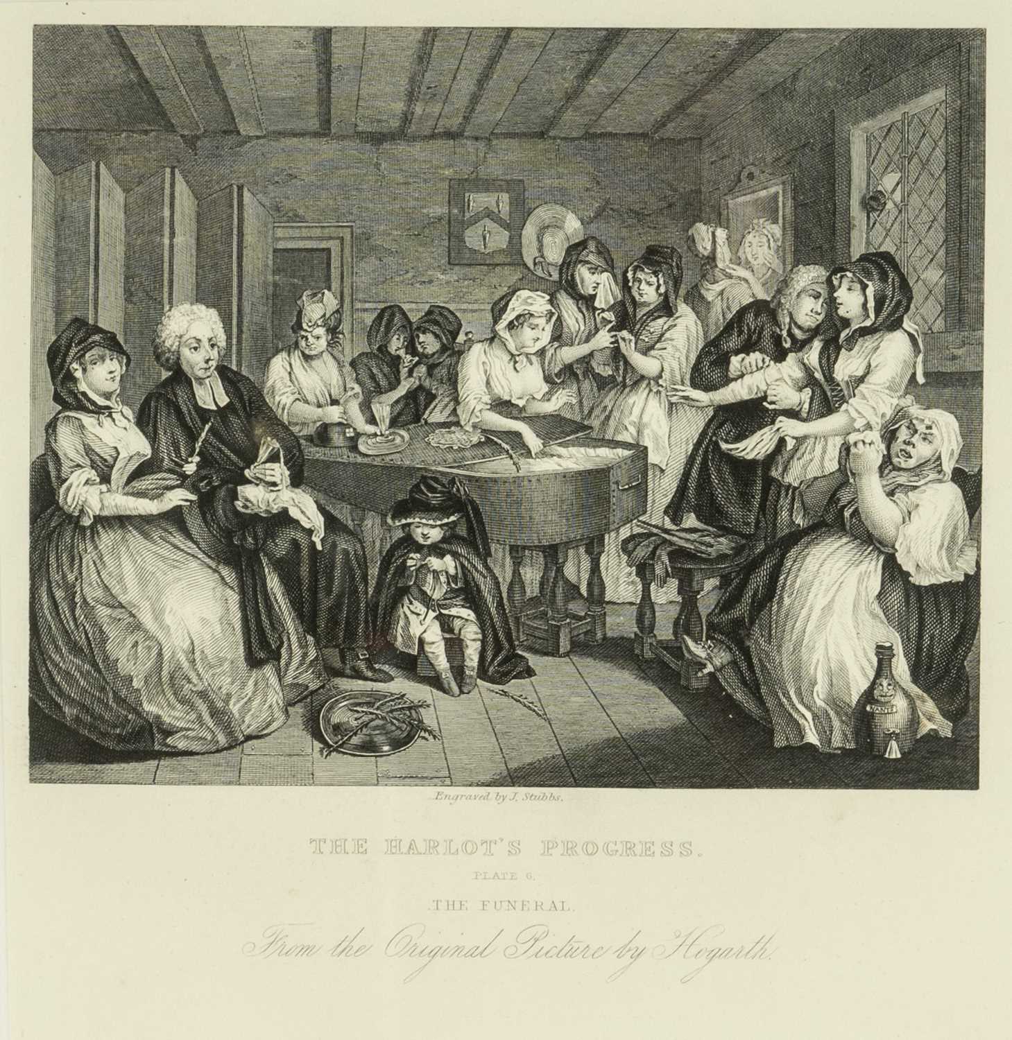 ASSORTED HOGARTH PRINTS, later impressions, including seven from The Rake's Progress and four from - Image 6 of 12
