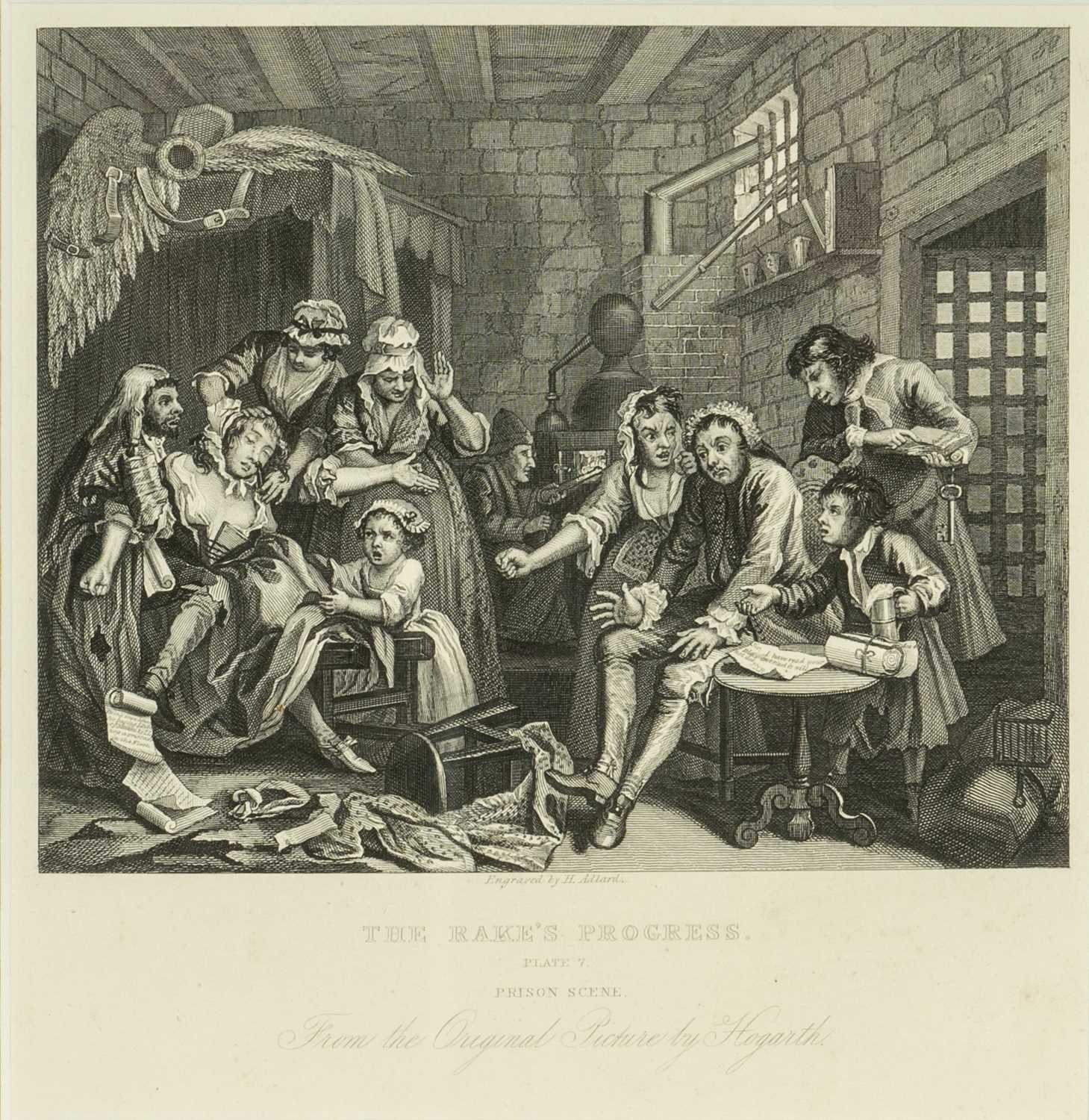 ASSORTED HOGARTH PRINTS, later impressions, including seven from The Rake's Progress and four from - Image 5 of 12