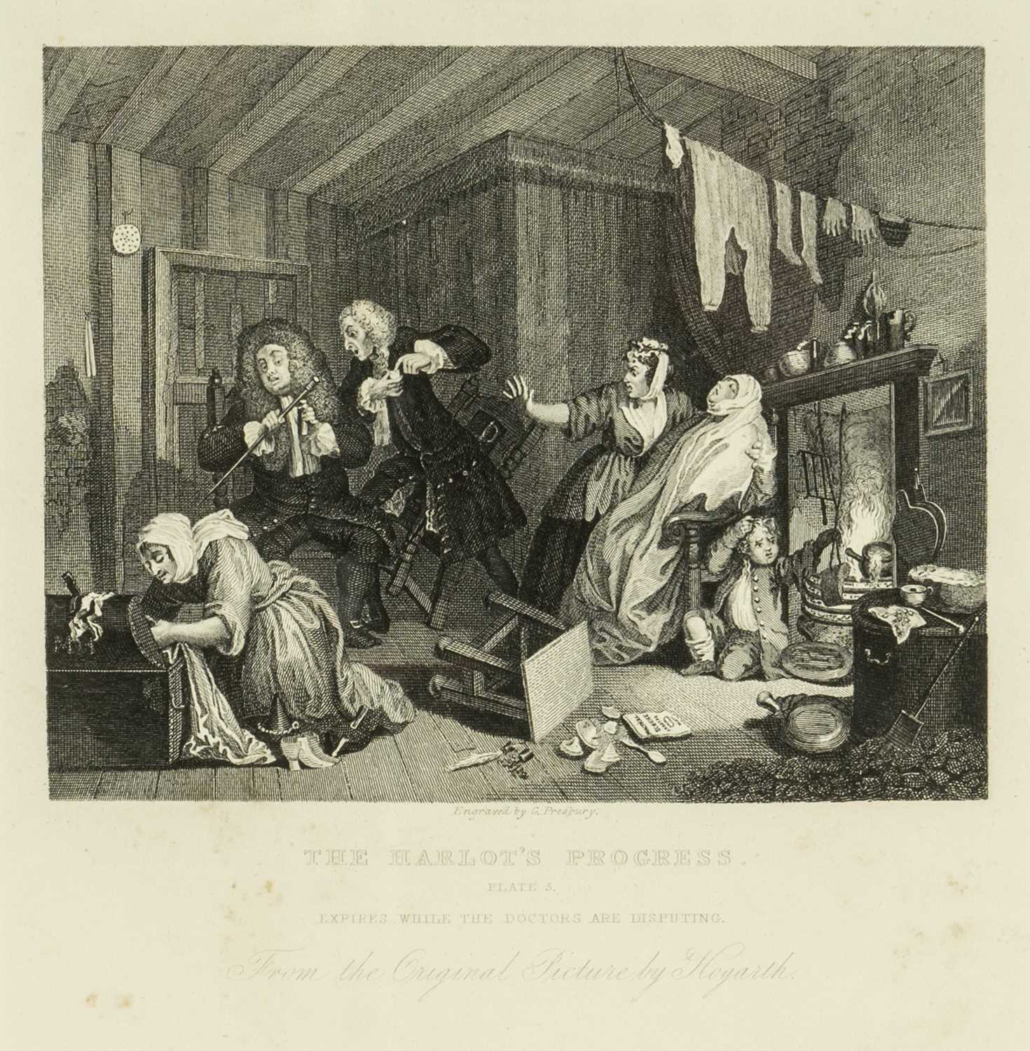 ASSORTED HOGARTH PRINTS, later impressions, including seven from The Rake's Progress and four from - Image 8 of 12