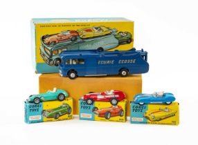 BOXED CORGI MAJOR GIFT SET NO. 16, Ecurie Ecosse Racing Car Transporter and Three Racing Cars,