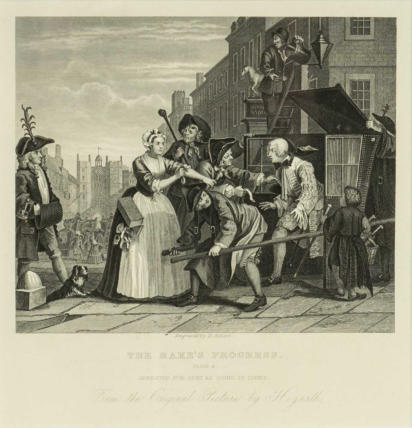 ASSORTED HOGARTH PRINTS, later impressions, including seven from The Rake's Progress and four from - Image 7 of 12