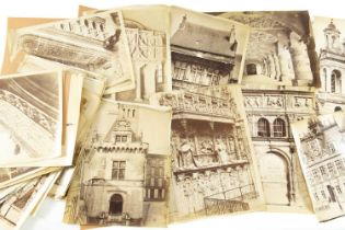 LARGE COLLECTION LATE 19TH C. PHOTOGRAPHS, almost exclusively by French photographer Paul Robert (