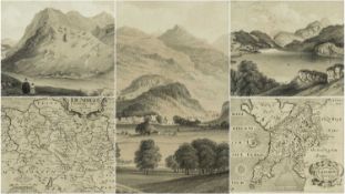 MAPS & LITHOGRAPHS J.Newman & Co, published by John Jones, Beddgelert, entitled 'Beddgelert', '