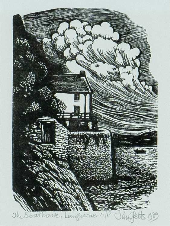 ‡ JOHN PETTS (1914-1991) limited edition (artists proof) wood engraving - entitled, 'The