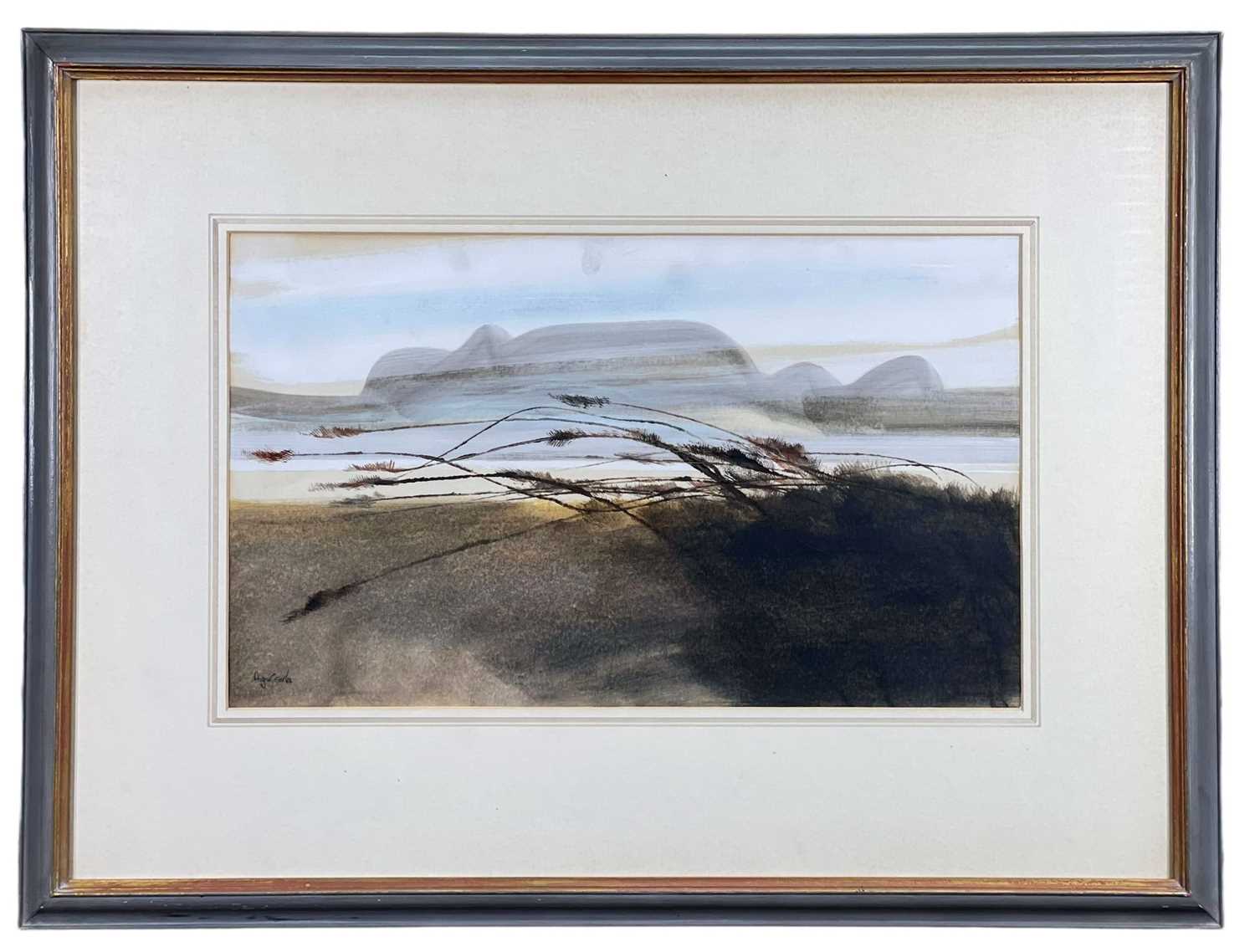 ‡ ROGER CECIL (Welsh 1942-2015) watercolour - landscape with grasses, signed and dated '68, 30 x - Image 2 of 2