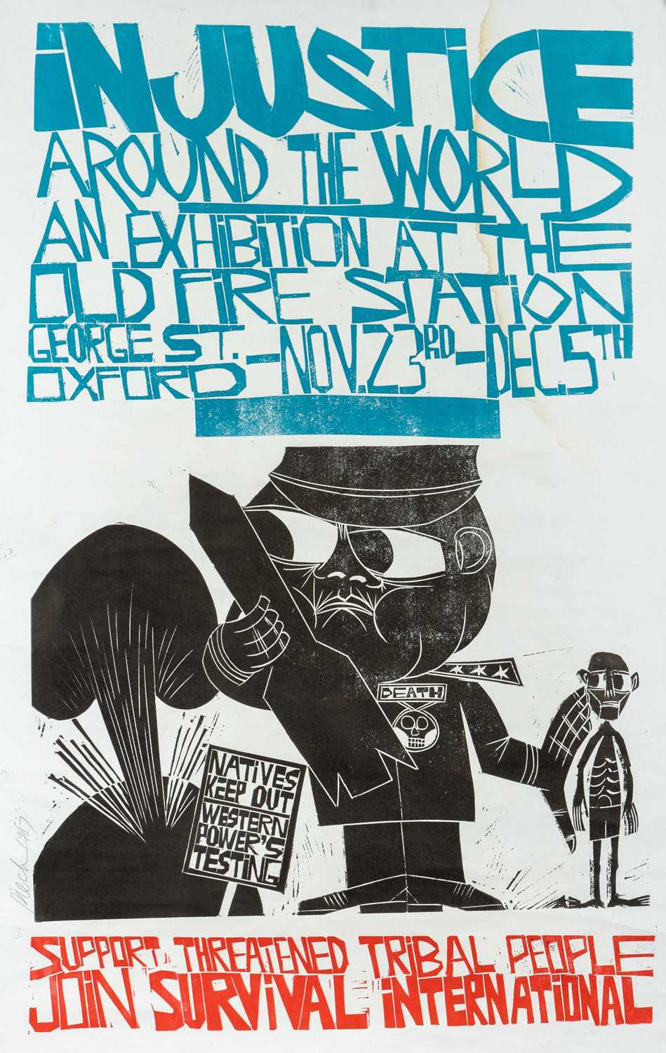 ‡ PAUL PETER PIECH (American-Welsh 1920-1996) two lithographs - exhibition poster from 'The Old Fire - Image 2 of 7