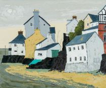 ‡ WYNNE JENKINS (Welsh, 1937 - 2019) oil on canvas - entitled verso, 'Aberdyfi', signed verso, 50