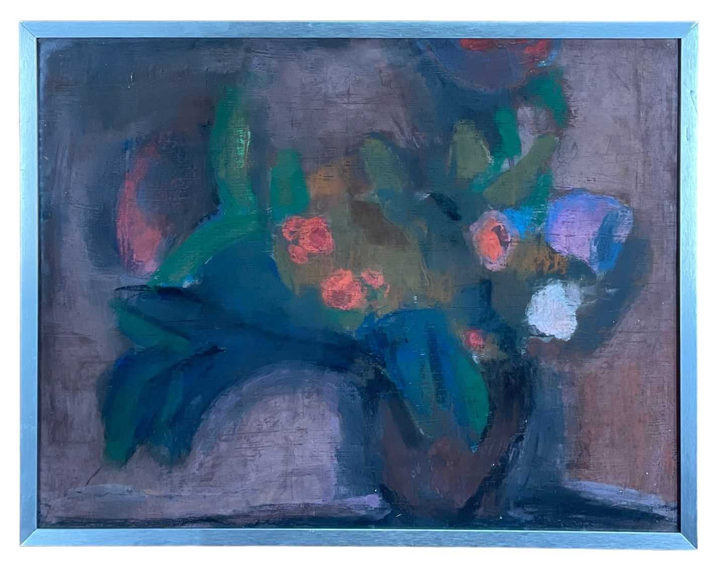 ‡ JOSEF HERMAN (1911-2000) mixed media - vase of flowers, 46 x 60cms Provenance: private - Image 2 of 2