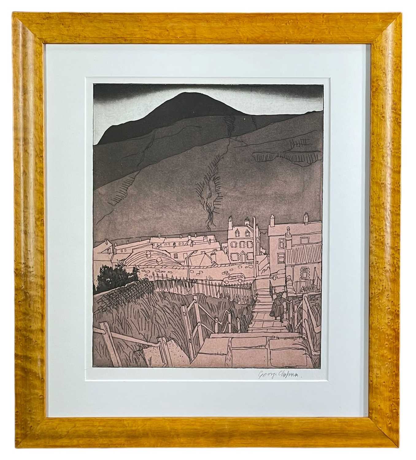 ‡ GEORGE CHAPMAN (English / Rhondda School 1908-1993) etching and aquatint in two colours - - Image 2 of 2