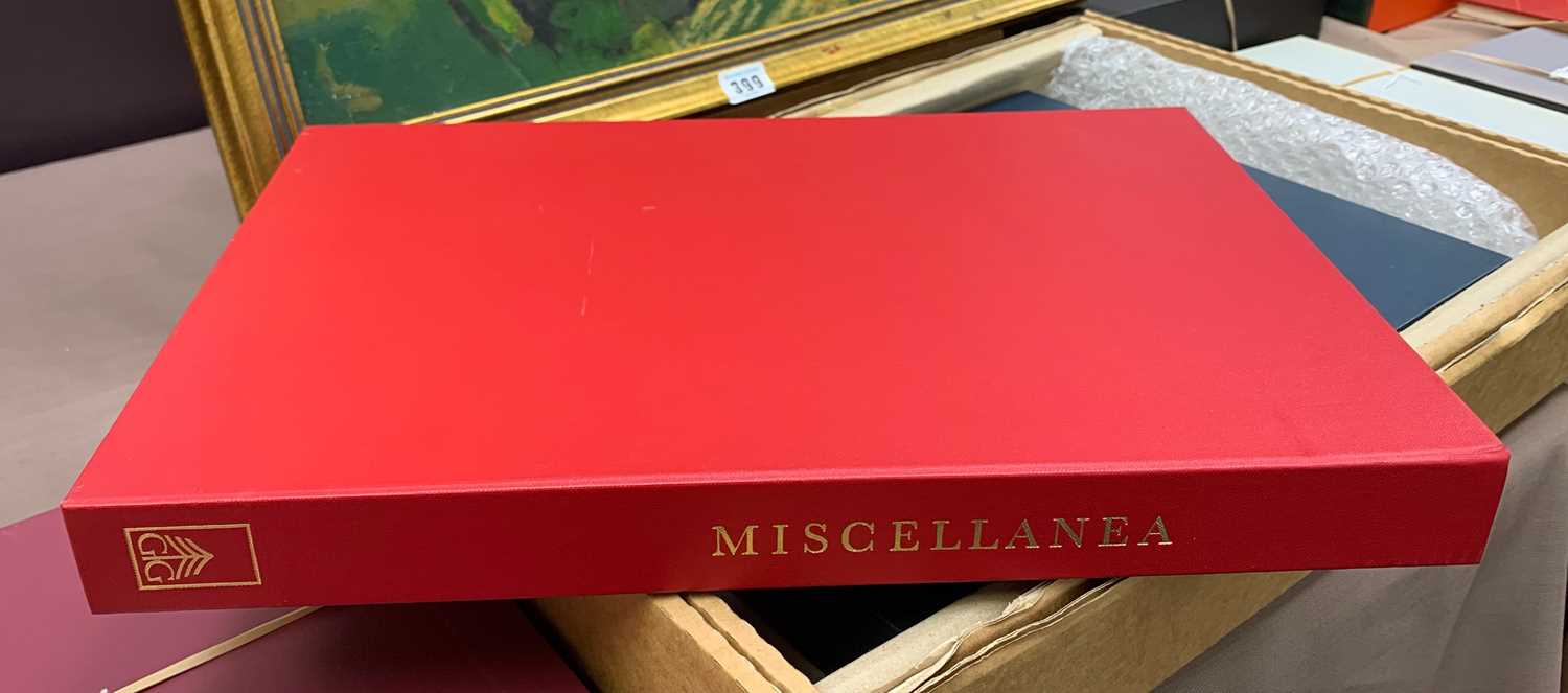 GWASG GREGYNOG PRESS: MISCELLANEA Red Box Edition, containing at least 35 pieces, signed prints, - Image 2 of 3