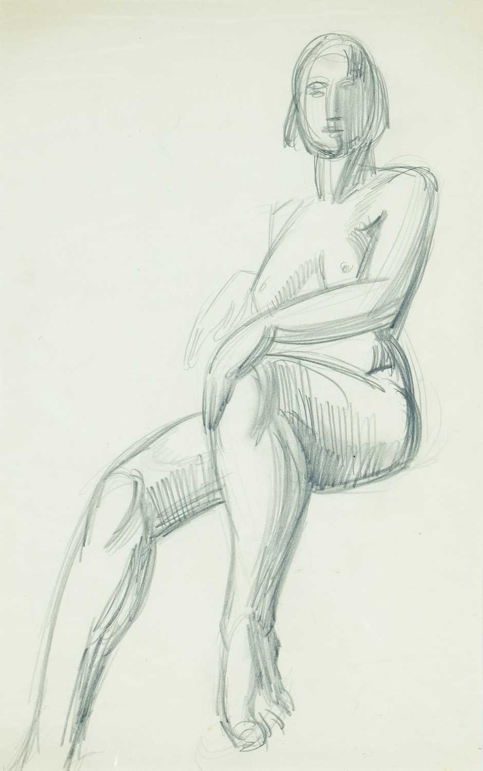 ‡ HELEN STEINTHAL (1911-1991) portfolio of approximately thirty unframed works on paper - early - Image 10 of 10