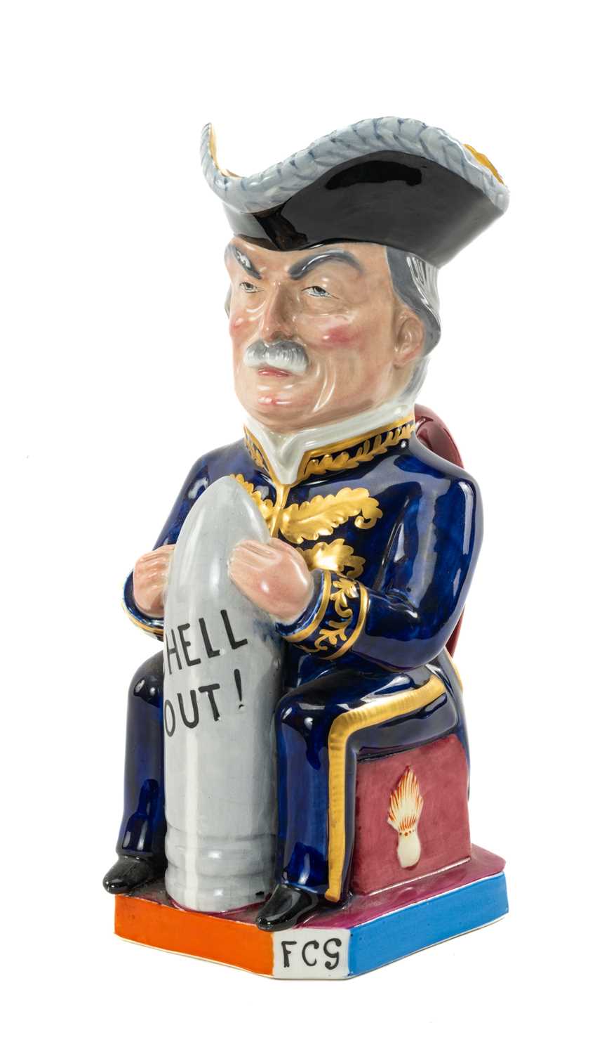 WILKINSON TOBY JUG designed by Sir Francis Carruthers Gould depicting the Right Honourable David
