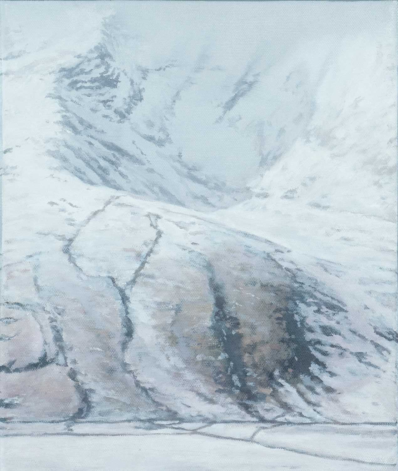 ‡ DANIEL CRAWSHAW (b.1967) oil on canvas - entitled verso, 'Nant Ffrancon 1' on Martin Tinney