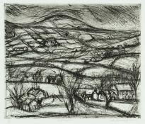 ‡ PETER PRENDERGAST (Welsh 1946-2007) limited edition (12/35) etching - entitled, 'September' signed