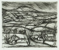 ‡ PETER PRENDERGAST (Welsh 1946-2007) limited edition (12/35) etching - entitled, 'September' signed