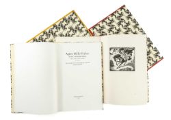 GWASG GREGYNOG PRESS: AGNES MILLER PARKER WOOD ENGRAVINGS (2 x) both volumes similarly presented and