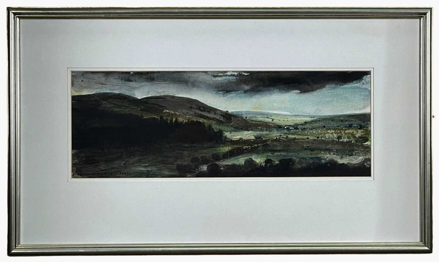 ‡ JOHN KNAPP FISHER (1931-2015) watercolour - entitled verso, 'North Pembrokeshire', signed and - Image 2 of 2