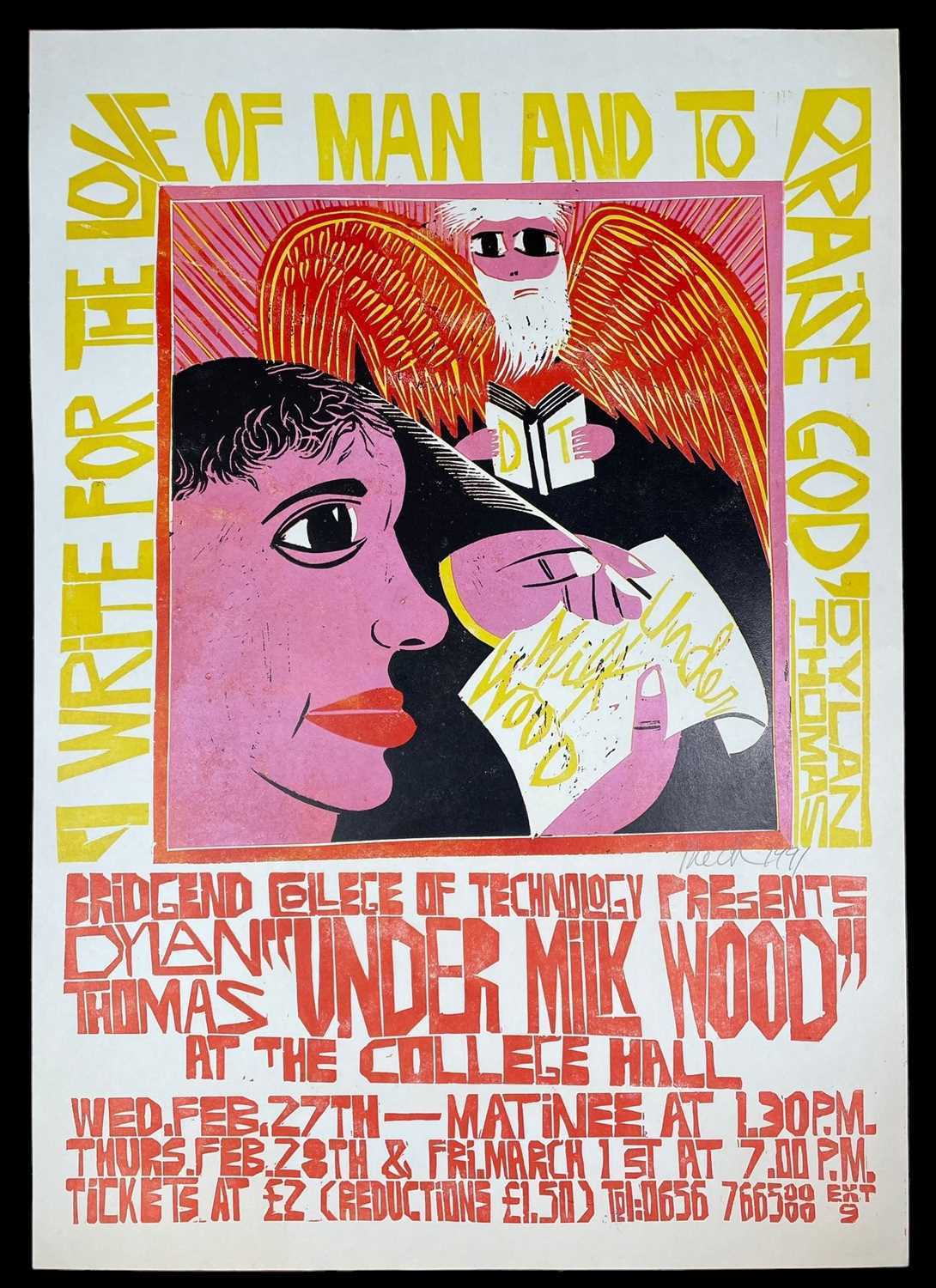 ‡ PAUL PETER PIECH (American-Welsh 1920-1996) four colour lithograph - poster for a production of - Image 3 of 3