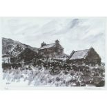 ‡ SIR KYFFIN WILLIAMS RA limited edition (artist proof) print - entitled verso, 'Hendre Waelod',