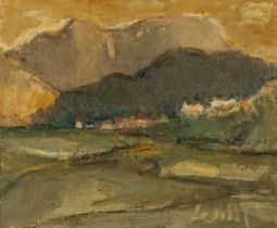 ‡ WILL ROBERTS (Welsh 1907-2000) oil on canvas - entitled verso, 'Maentwrog, N.Wales', signed, dated