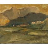 ‡ WILL ROBERTS (Welsh 1907-2000) oil on canvas - entitled verso, 'Maentwrog, N.Wales', signed, dated