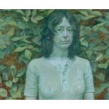 ‡ THOMAS RATHMELL (1912-1990) oil on canvas - entitled verso 'The Garden Portrait', signed, dated