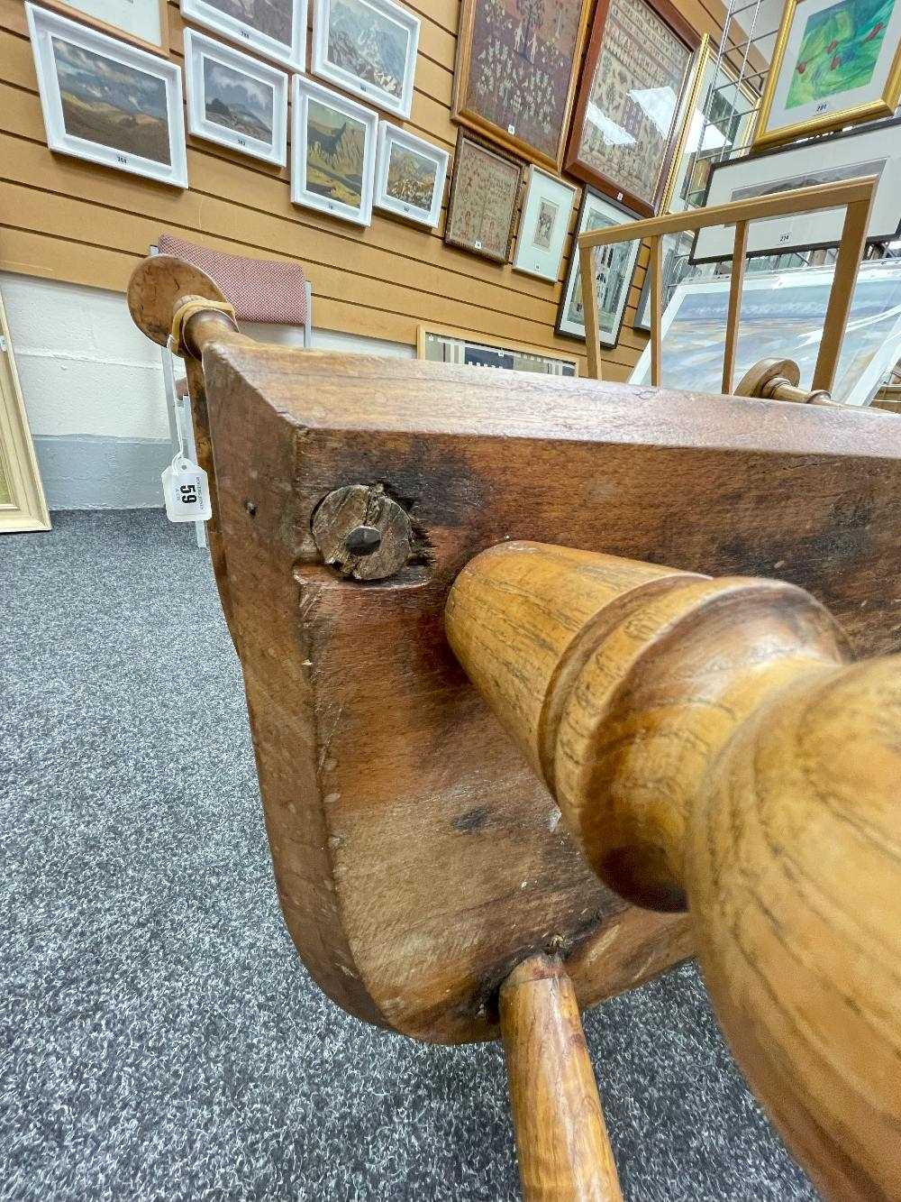 WELSH ELM AND ASH ARMCHAIR c. 1800, probably Swansea Valley, of 'lobster-pot' form, the back of - Bild 31 aus 46