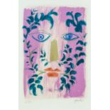 ‡ JOHN PIPER (1903-1992) numbered artist's proof lithograph - entitled verso, 'Foliate Head',