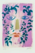 ‡ JOHN PIPER (1903-1992) numbered artist's proof lithograph - entitled verso, 'Foliate Head',