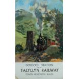 ‡ TERENCE CUNEO (1907-1996) poster - railway advertising for 'Dolgoch Station on the Tal-y-Llyn