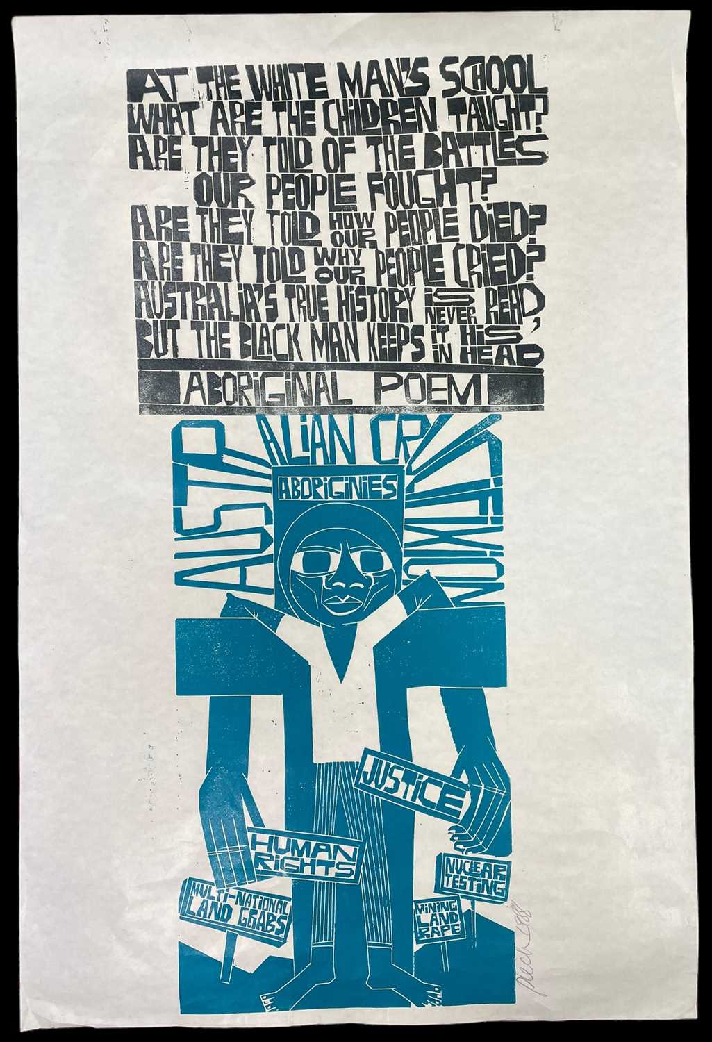 ‡ PAUL PETER PIECH (American-Welsh 1920-1996) two lithographs - two colour lithograph, Australian - Image 3 of 7