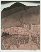 ‡ GEORGE CHAPMAN (English / Rhondda School 1908-1993) etching and aquatint in two colours -