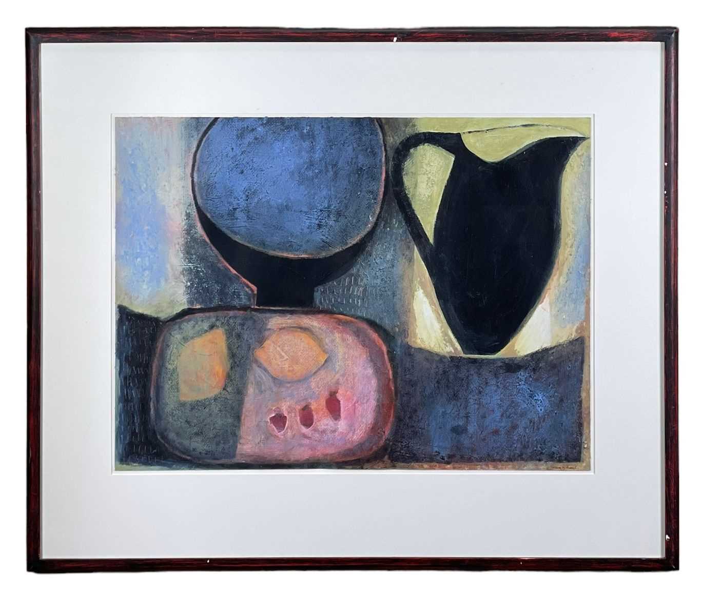 ‡ VIVIENNE WILLIAMS (Welsh b.1955) mixed media - entitled verso, 'Still Life with Lemons and - Image 2 of 2