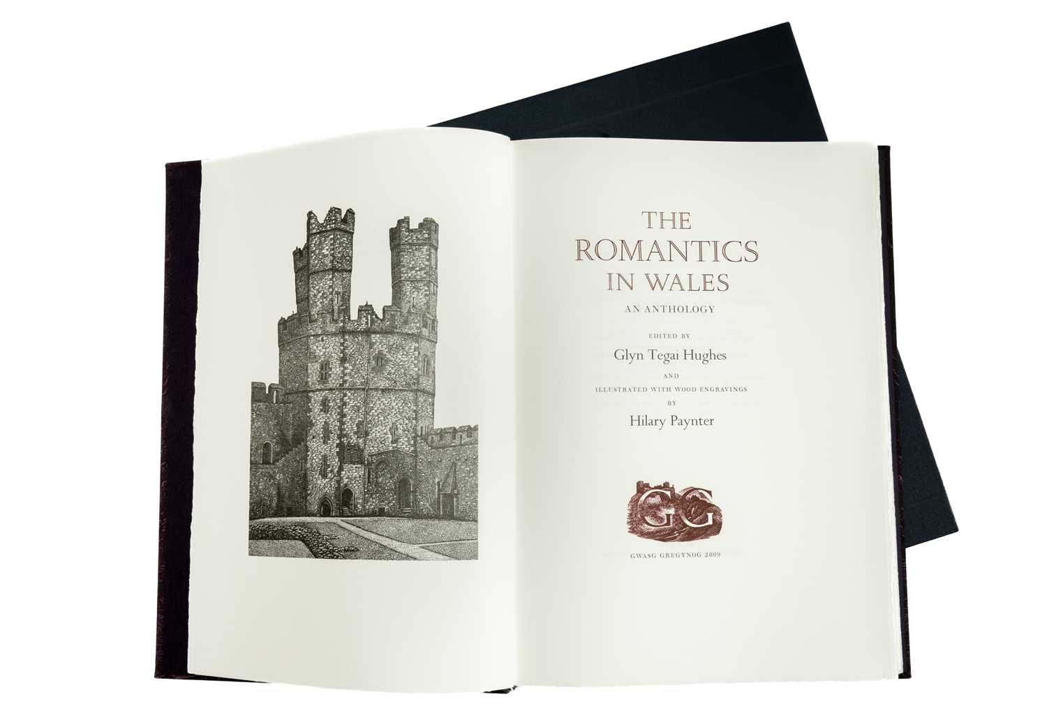 GWASG GREGYNOG PRESS: THE ROMANTICS IN WALES AN ANTHOLOGY 2009 limited edition (9/150) in quarter
