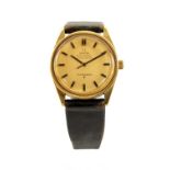 18K GOLD GENTS OMEGA 'CONSTELLATION' WRISTWATCH, ref. 1061, cal. 712 automatic 24J movement,