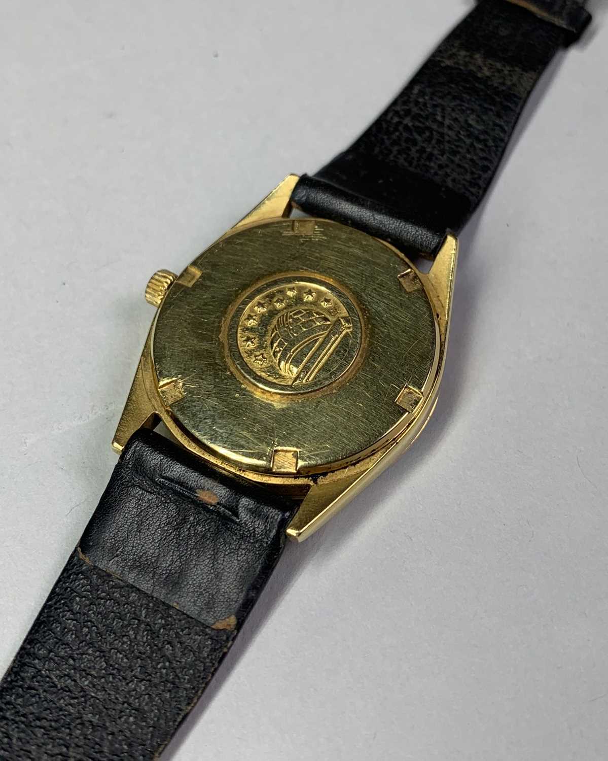 18K GOLD GENTS OMEGA 'CONSTELLATION' WRISTWATCH, ref. 1061, cal. 712 automatic 24J movement, - Image 6 of 6