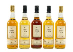 RARE COLLECTION OF SINGLE CASK MALT WHISKY, including two bottles of 31yo 1972 Macduff Speyside,