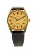 18K GOLD GENTS OMEGA 'CONSTELLATION' WRISTWATCH, ref. 1061, cal. 712 automatic 24J movement,