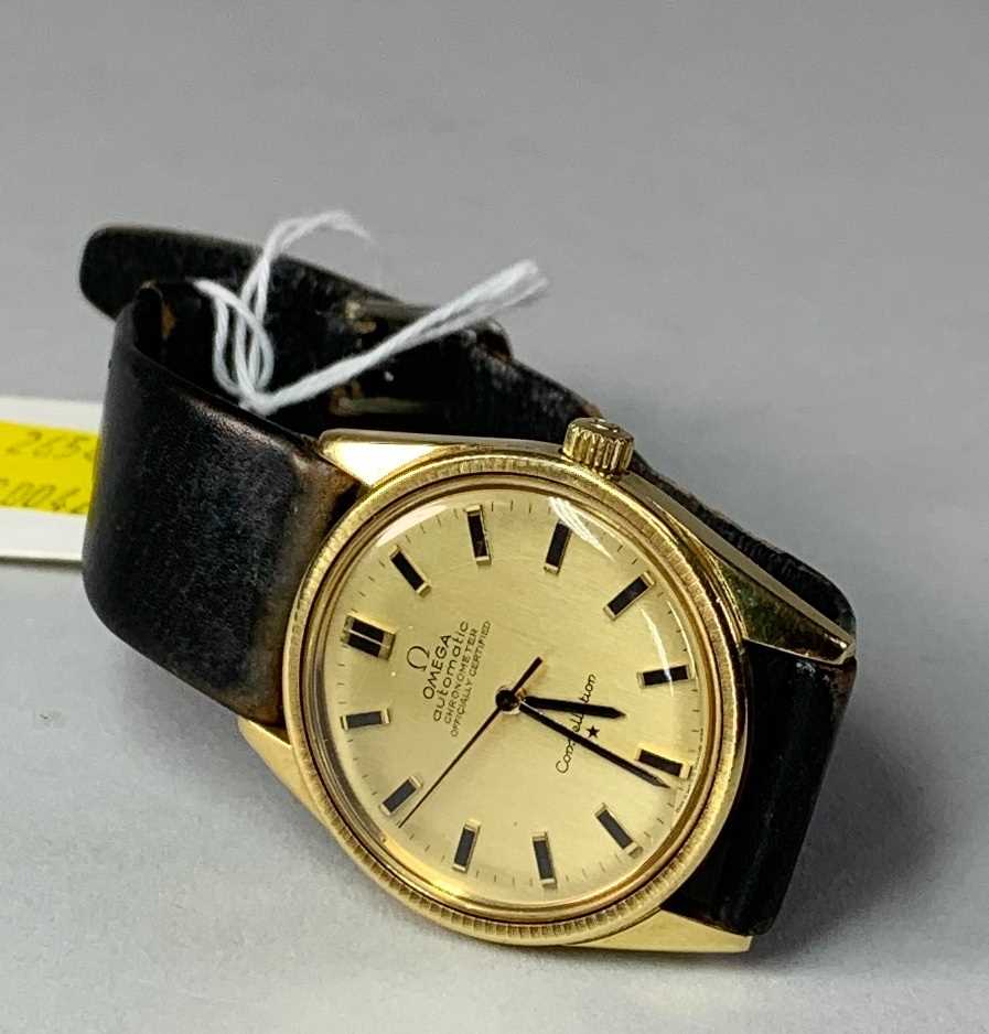 18K GOLD GENTS OMEGA 'CONSTELLATION' WRISTWATCH, ref. 1061, cal. 712 automatic 24J movement, - Image 2 of 6