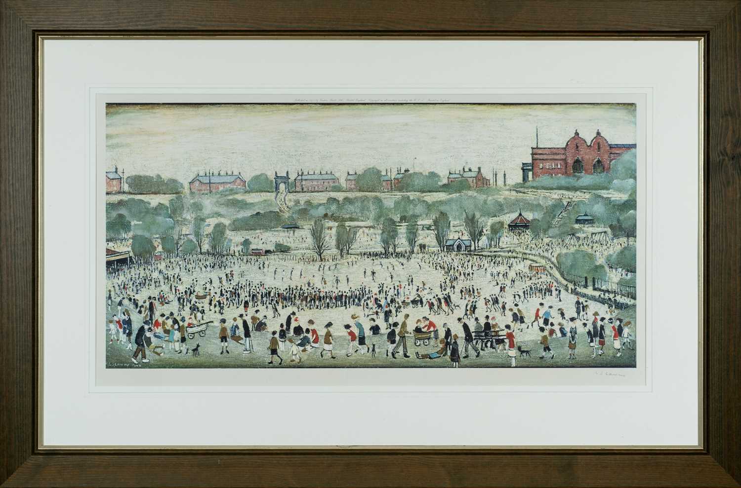 ‡ LAURENCE STEPHEN LOWRY RA (1887-1976) limited edition (850) offset lithograph printed in colours -