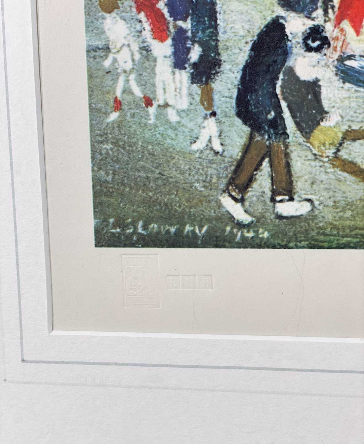 ‡ LAURENCE STEPHEN LOWRY RA (1887-1976) limited edition (850) offset lithograph printed in colours - - Bild 3 aus 4