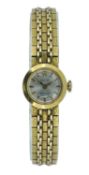 18CT GOLD ROLEX LADIES' 'PRECISON' BRACELET WATCH, case no. 1***1, Swiss cal. 1401 18J manual wind