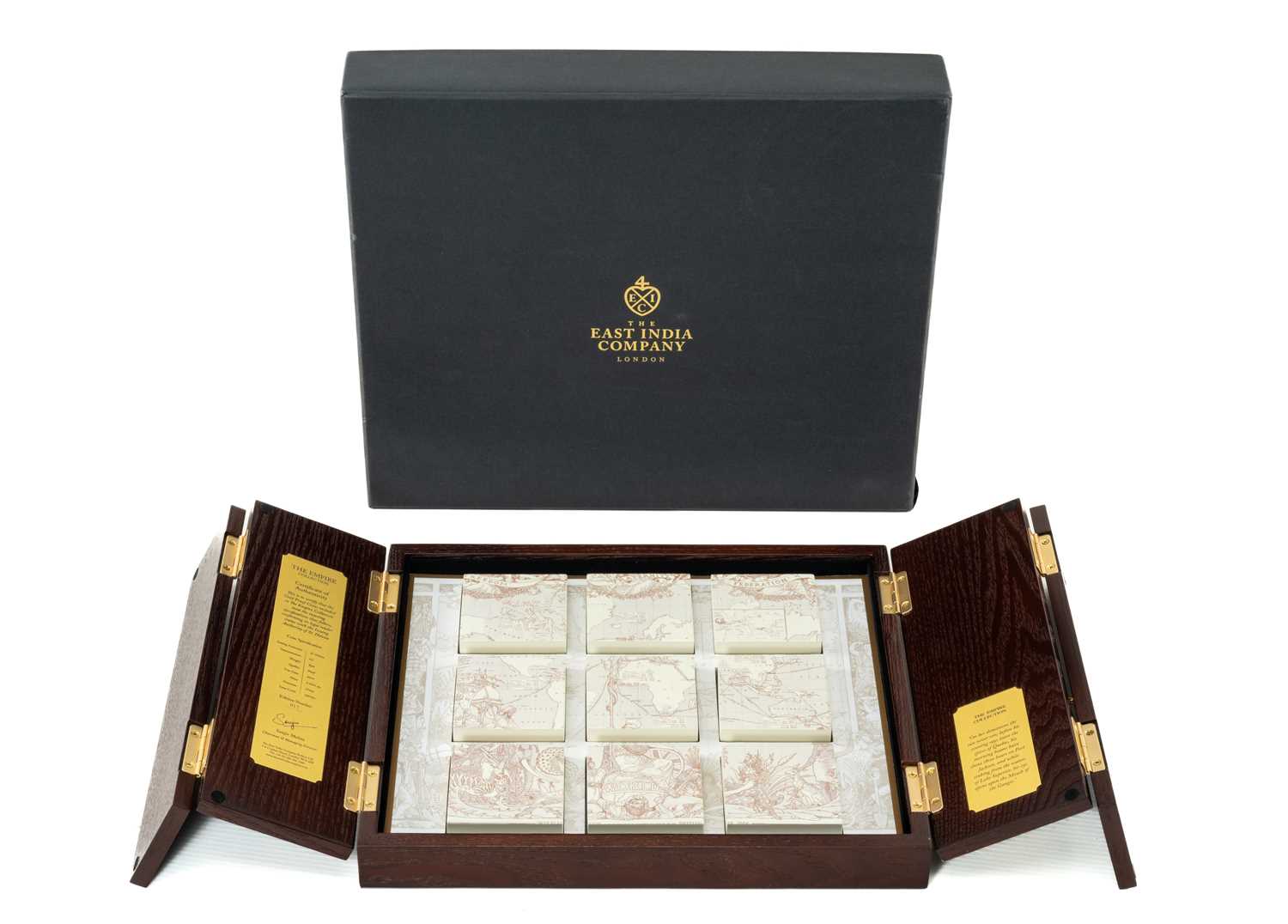 THE EAST INDIA COMPANY 'THE EMPIRE COLLECTION' GOLD COIN SET, comprising nine gold proof £2 coins,