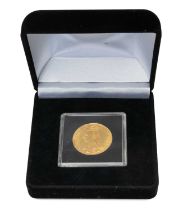 VICTORIAN GOLD £2 (DOUBLE SOVEREIGN), 1887, Jubilee head, 16.0gms, in square capsule and box