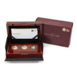 ROYAL MINT THE SOVEREIGN 2017 THREE-COIN GOLD PROOF SET, Limited Edition (542/1000), comprising