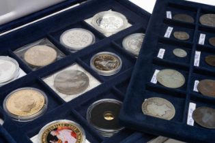 ASSORTED COLLECTABLE COINS including 18th and 19th century GB coins, commemorative silver proof £5