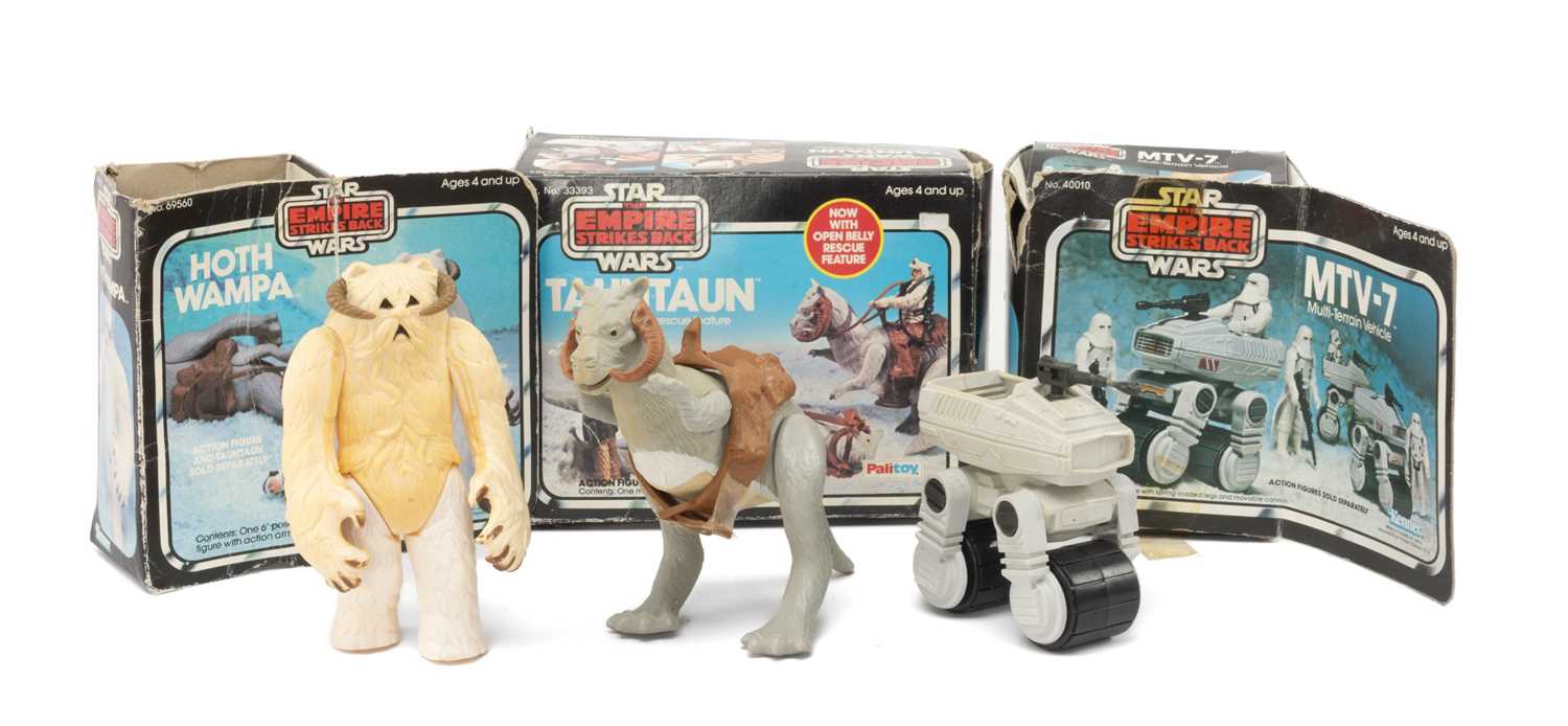 PALITOY & KENNER,STAR WARS, 1980/1981 , THE EMPIRE STRIKES BACK ACTION FIGURES, Tauntaun open