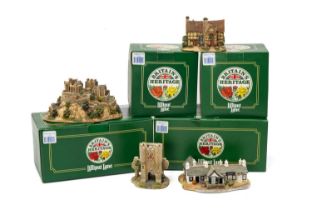 COLLECTION OF LILLIPUT LANE BRITAIN'S HERITAGE MODELS including, The World Famous Blacksmith Shop