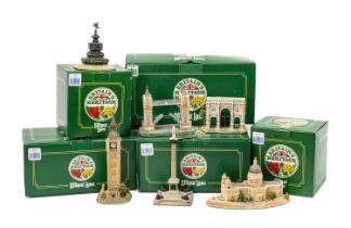 COLLECTION OF LILLIPUT LANE BRITAIN'S HERITAGE LONDON MODELS including, Tower Bridge, Nelson's