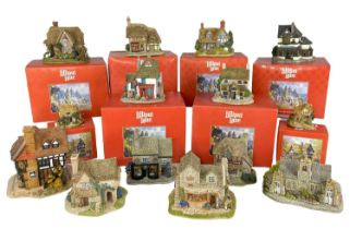 COLLECTION OF LILLIPUT LANE MODELS including, Fry Days, The Toy Shop, Strawberry Tea,